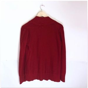 Ambiance Red Knit Cardigan